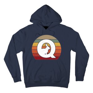 Qanon Conspiracy Rabbit Retro Q Anon Hoodie