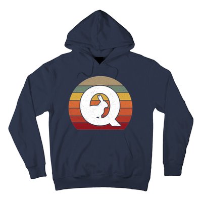 Qanon Conspiracy Rabbit Retro Q Anon Hoodie