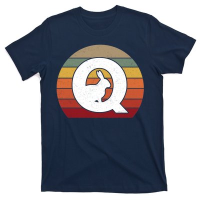 Qanon Conspiracy Rabbit Retro Q Anon T-Shirt