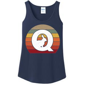 Qanon Conspiracy Rabbit Retro Q Anon Ladies Essential Tank