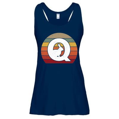 Qanon Conspiracy Rabbit Retro Q Anon Ladies Essential Flowy Tank