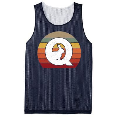 Qanon Conspiracy Rabbit Retro Q Anon Mesh Reversible Basketball Jersey Tank