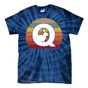 Qanon Conspiracy Rabbit Retro Q Anon Tie-Dye T-Shirt