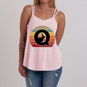 Qanon Conspiracy Rabbit Retro Q Anon Women's Strappy Tank