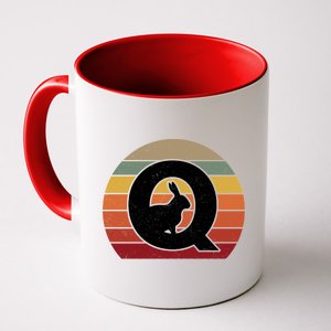 Qanon Conspiracy Rabbit Retro Q Anon Coffee Mug