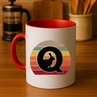 Qanon Conspiracy Rabbit Retro Q Anon Coffee Mug