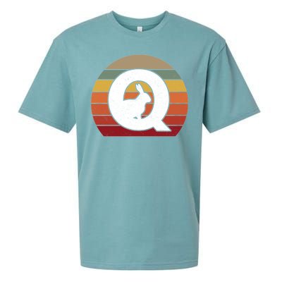 Qanon Conspiracy Rabbit Retro Q Anon Sueded Cloud Jersey T-Shirt