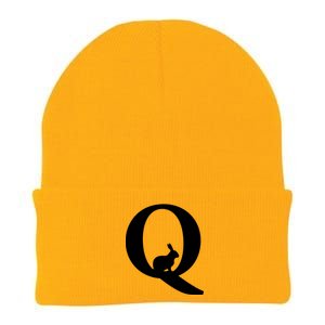 QAnon Rabbit Deep State Knit Cap Winter Beanie