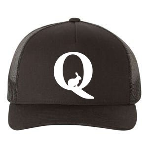 QAnon Rabbit Deep State Yupoong Adult 5-Panel Trucker Hat