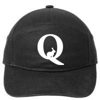 QAnon Rabbit Deep State 7-Panel Snapback Hat