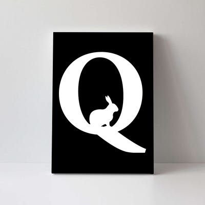 QAnon Rabbit Deep State Canvas