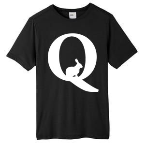 QAnon Rabbit Deep State Tall Fusion ChromaSoft Performance T-Shirt