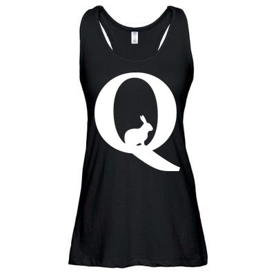 QAnon Rabbit Deep State Ladies Essential Flowy Tank
