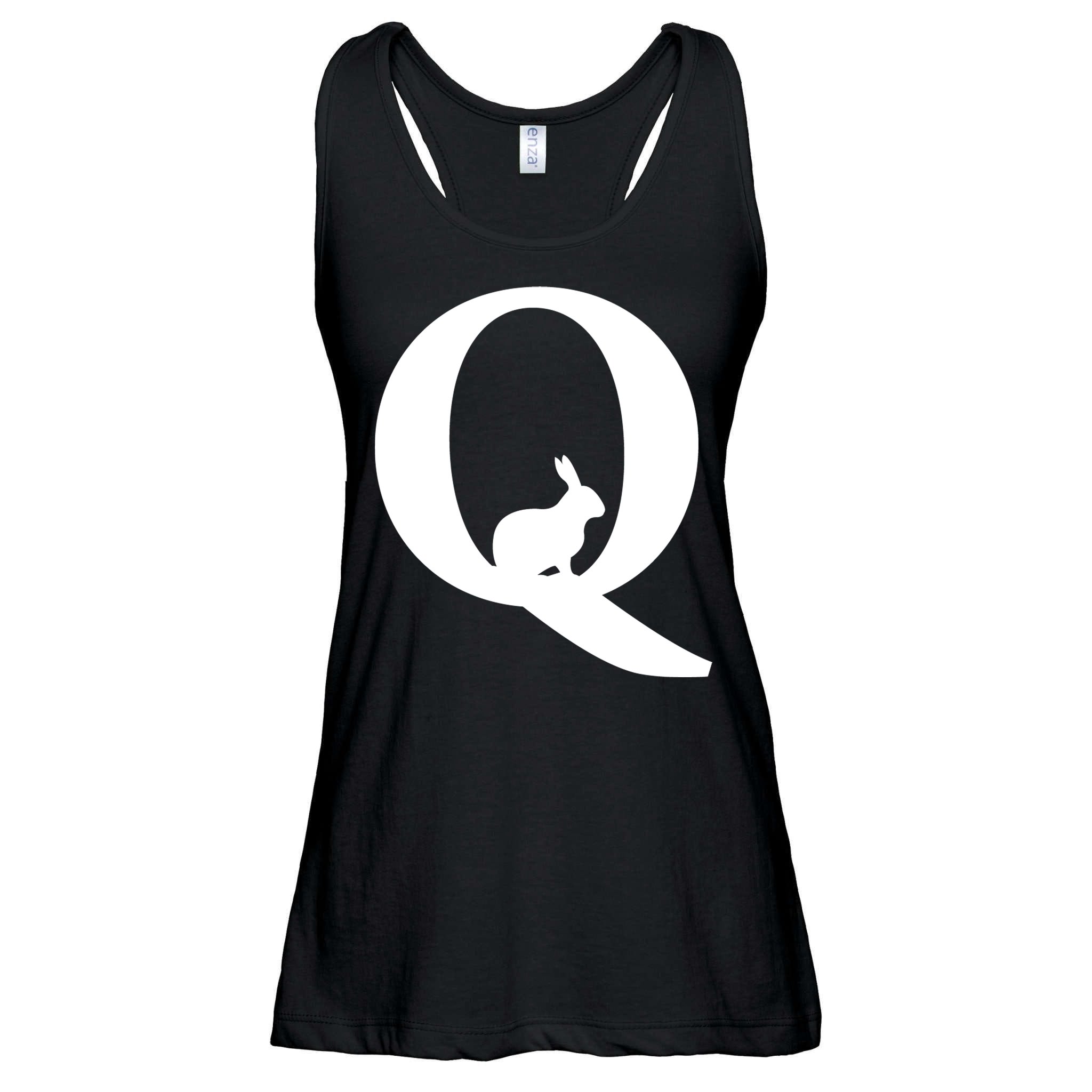 QAnon Rabbit Deep State Ladies Essential Flowy Tank