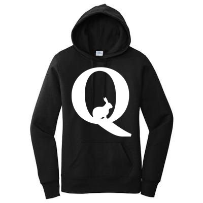 QAnon Rabbit Deep State Women's Pullover Hoodie