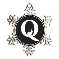 QAnon Rabbit Deep State Metallic Star Ornament