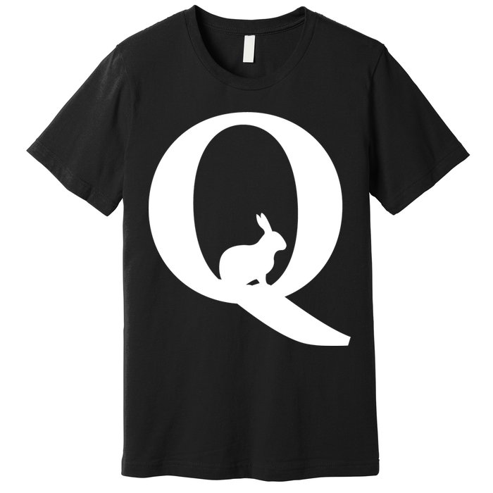 QAnon Rabbit Deep State Premium T-Shirt