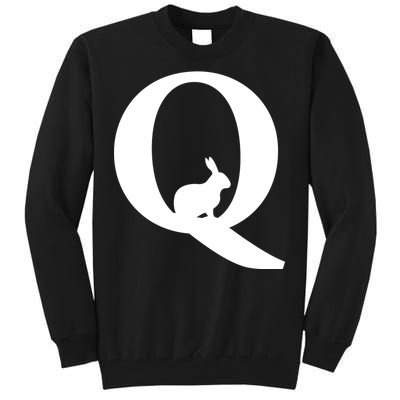 QAnon Rabbit Deep State Tall Sweatshirt