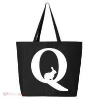 QAnon Rabbit Deep State 25L Jumbo Tote