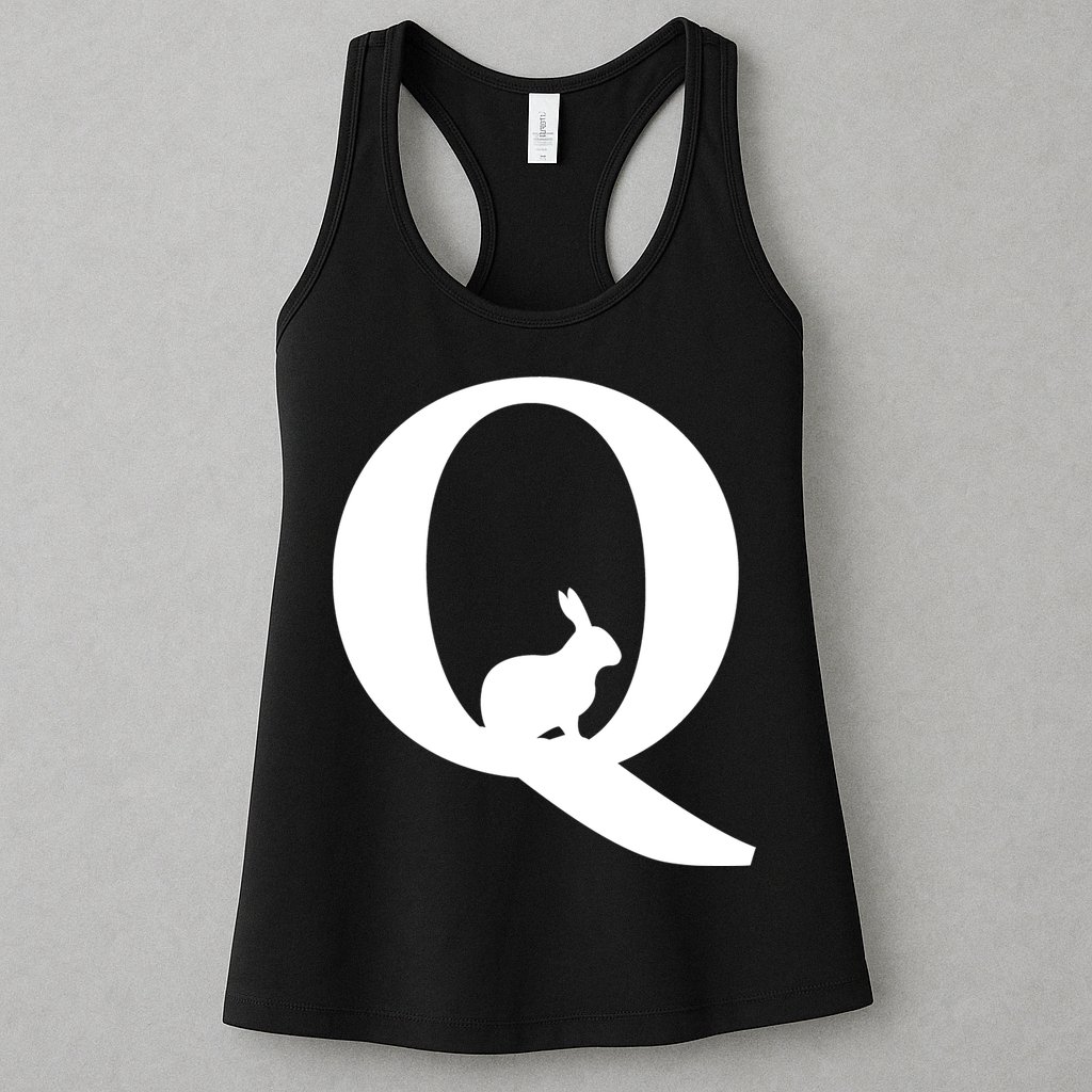 QAnon Rabbit Deep State Womens Tank Top