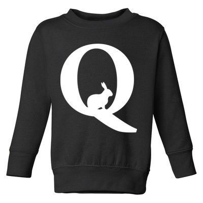 QAnon Rabbit Deep State Toddler Sweatshirt