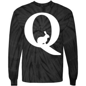 QAnon Rabbit Deep State Tie-Dye Long Sleeve Shirt