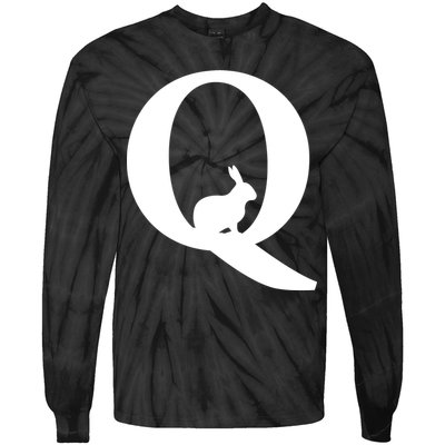 QAnon Rabbit Deep State Tie-Dye Long Sleeve Shirt