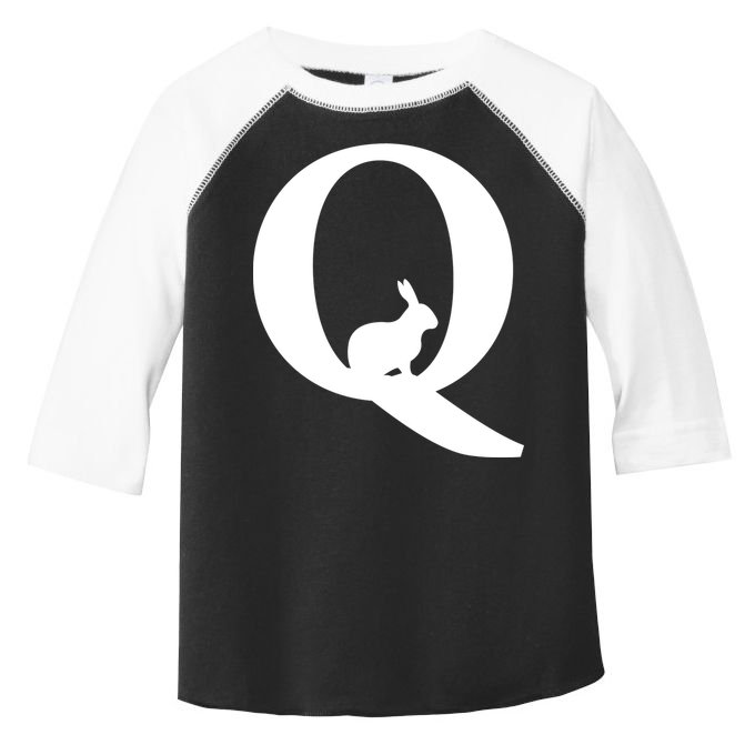 QAnon Rabbit Deep State Toddler Fine Jersey T-Shirt