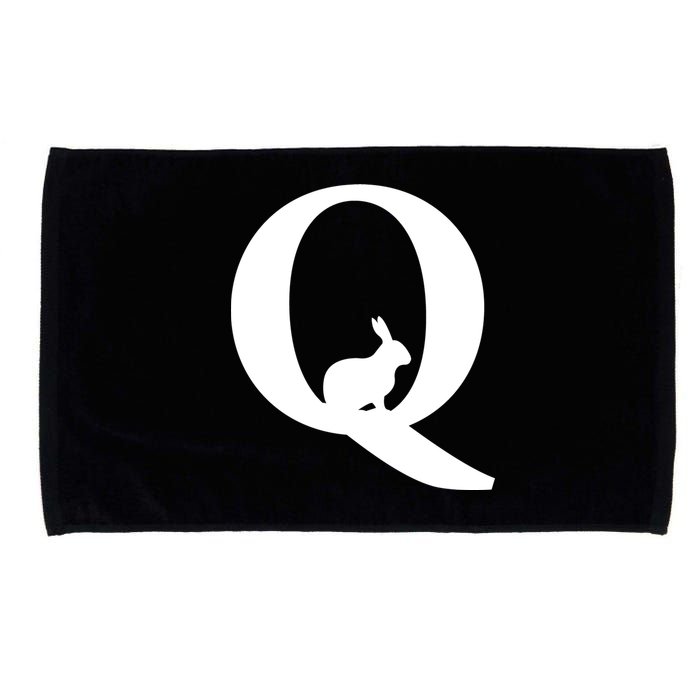 QAnon Rabbit Deep State Microfiber Hand Towel
