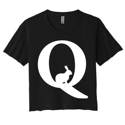 QAnon Rabbit Deep State Crop Top