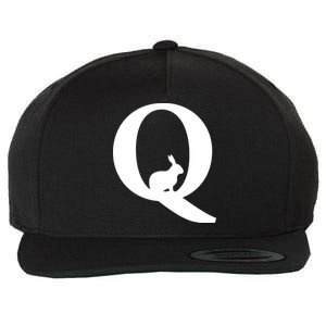 QAnon Rabbit Deep State Wool Snapback Cap