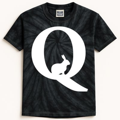 QAnon Rabbit Deep State Kids Tie-Dye T-Shirt