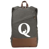 QAnon Rabbit Deep State Cotton Canvas Backpack