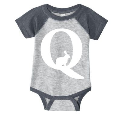 QAnon Rabbit Deep State Infant Baby Jersey Bodysuit
