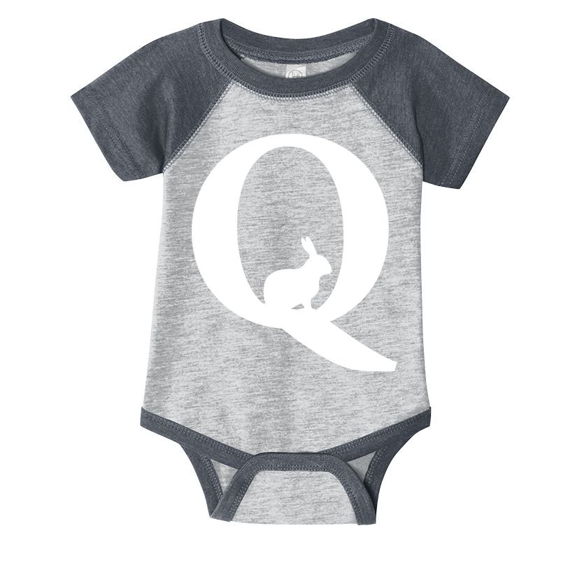 QAnon Rabbit Deep State Infant Baby Jersey Bodysuit