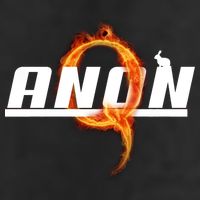 QAnon The Rabbit Storm Fire Logo Trucker Hat