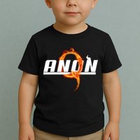 QAnon The Rabbit Storm Fire Logo Toddler T-Shirt