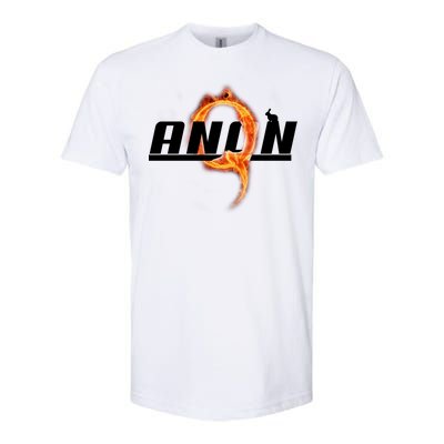 QAnon The Rabbit Storm Fire Logo Softstyle® CVC T-Shirt