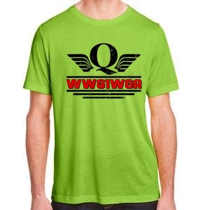 QAnon Wings WWG1WGA Adult ChromaSoft Performance T-Shirt