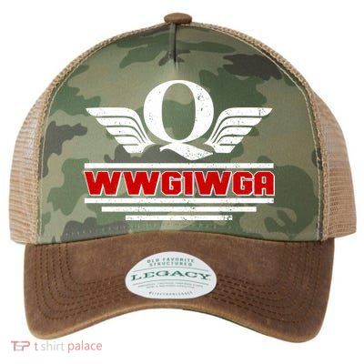 QAnon Wings WWG1WGA Legacy Tie Dye Trucker Hat