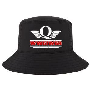 QAnon Wings WWG1WGA Cool Comfort Performance Bucket Hat