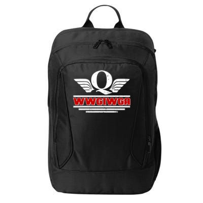 QAnon Wings WWG1WGA City Backpack