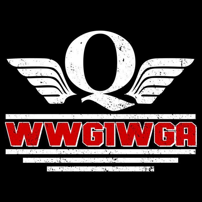 QAnon Wings WWG1WGA Sustainable Bucket Hat