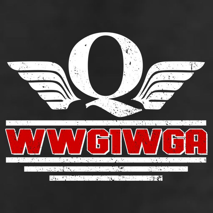 QAnon Wings WWG1WGA Adult Drive Performance Visor