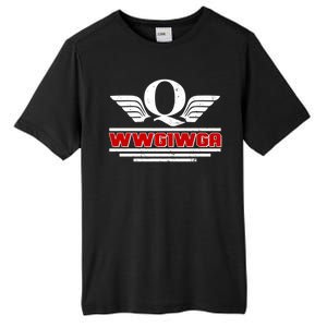 QAnon Wings WWG1WGA Tall Fusion ChromaSoft Performance T-Shirt