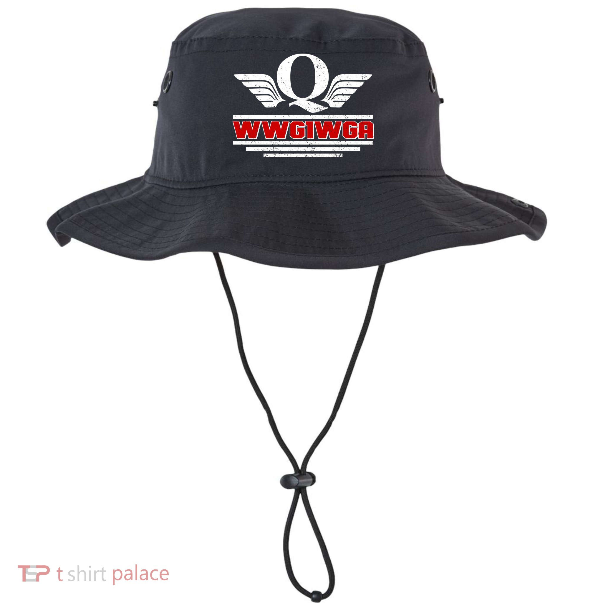 QAnon Wings WWG1WGA Bucket Hat