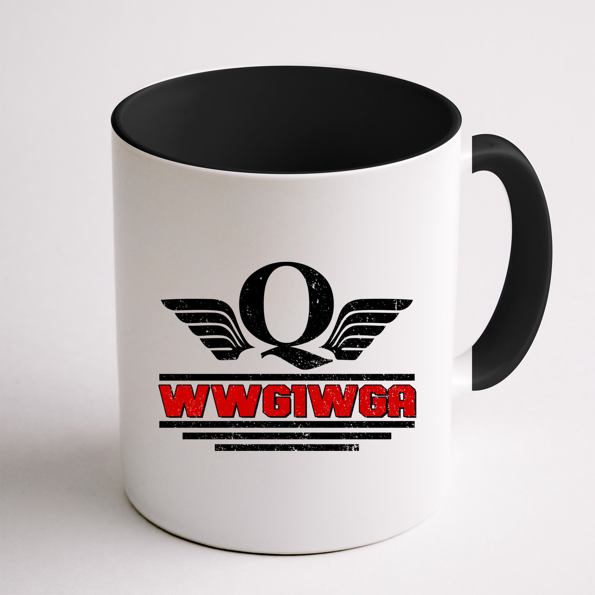 QAnon Wings WWG1WGA Mug