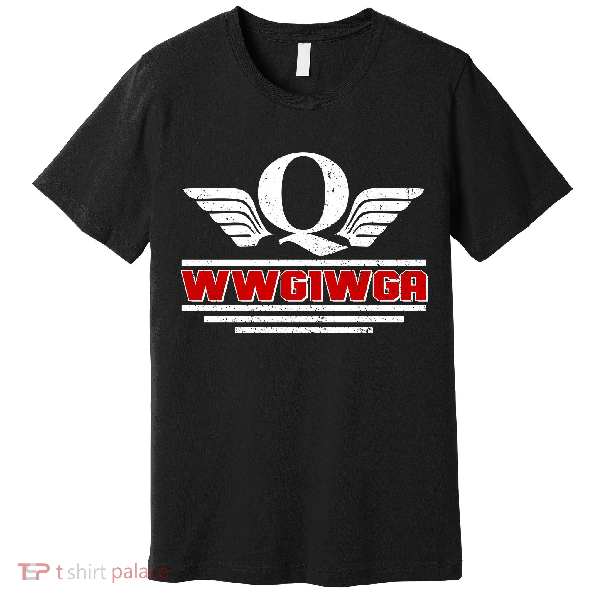 QAnon Wings WWG1WGA Premium T-Shirt