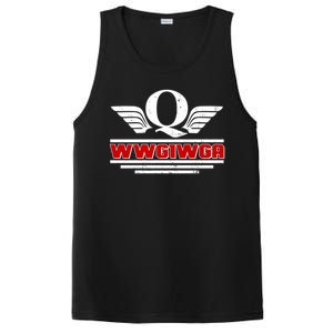 QAnon Wings WWG1WGA PosiCharge Competitor Tank