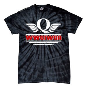 QAnon Wings WWG1WGA Tie-Dye T-Shirt